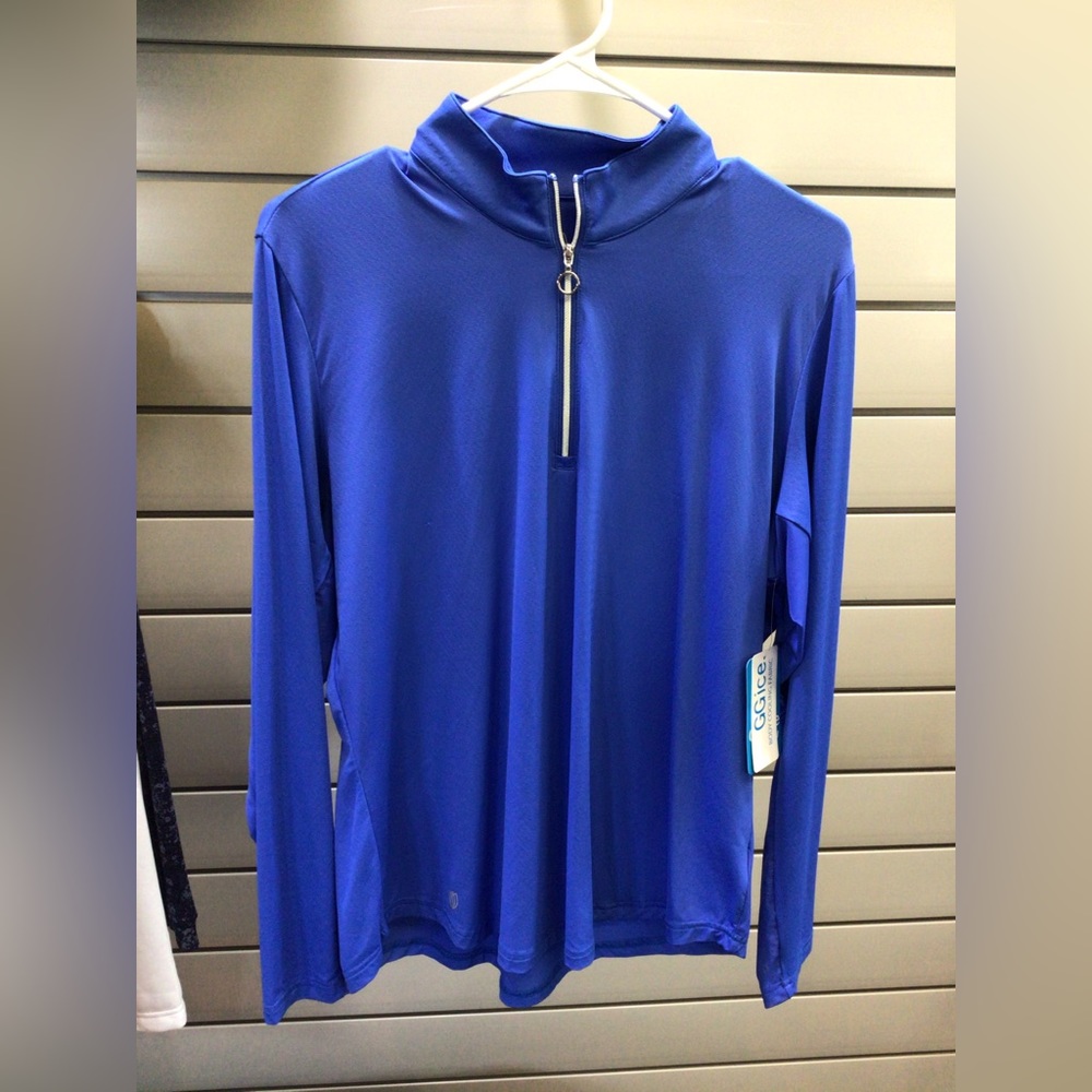 GCblue Women’s golf quarter zip